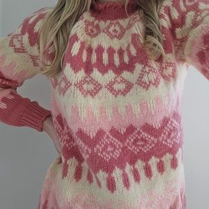 Fair Isle Sweater - 100% Icelandic Wool
